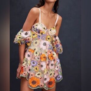 For Love & Lemons Prato Mini Dress